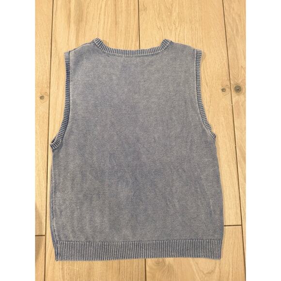 Aeropostale Oversized Sweater vest. Pale blue. Size Small - Picture 5 of 6